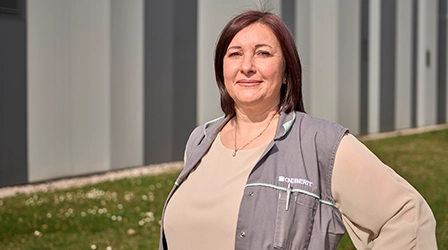 Nataša Iršič Bedenik has been Head of Production in Ruše&nbsp;(SI) since 2019. Contact with employees is particularly important to her in this management role. She does a lot to achieve this.