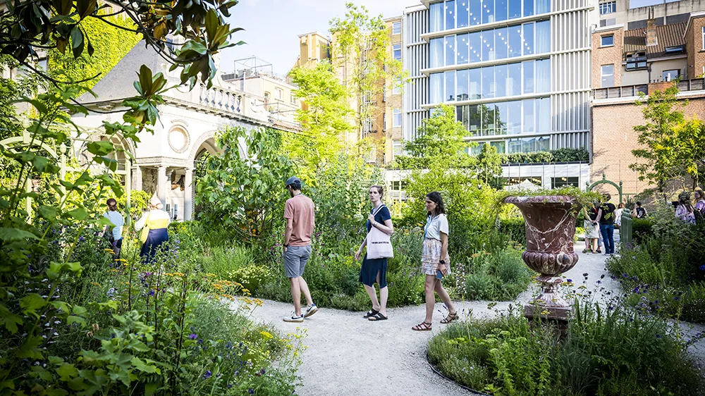 The new construction of the entrance area at the Rubenshuis blends in subtly with the historic surroundings. (Photo)