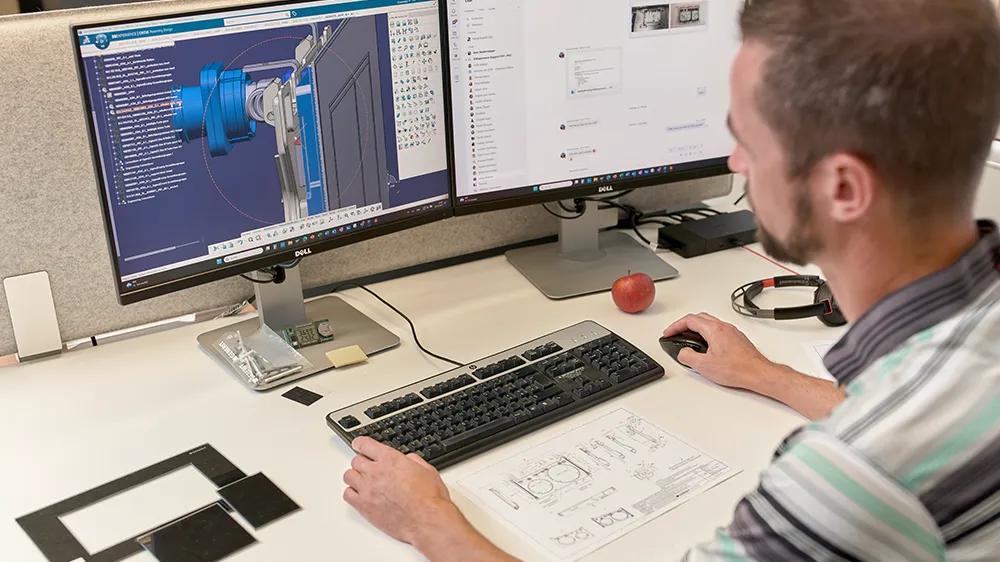 Pascal Brändli reproduces the Sigma40 precisely in CAD. (Photo)