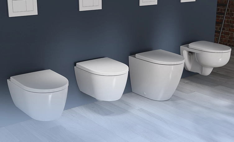 Range of toilets with TurboFlush technology: Renova/Selnova and iCon. (Photo)